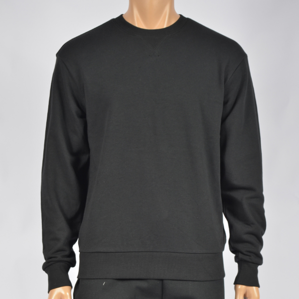 Men Cotton Crew-neck Long Sleeve Tee