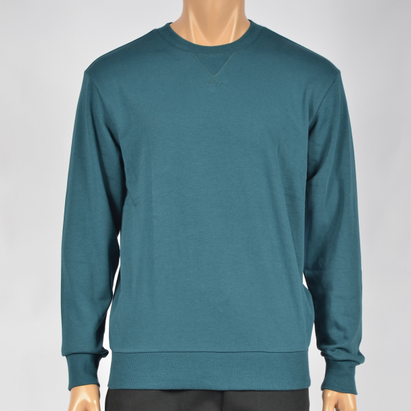 Men Cotton Crew-neck Long Sleeve Tee