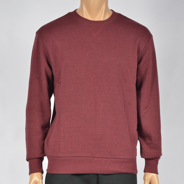 Men Cotton Crew-neck Long Sleeve Tee