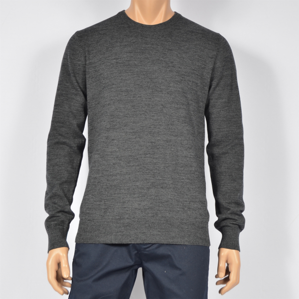 Men Cotton Mock Neck Long Sleeve Pullover