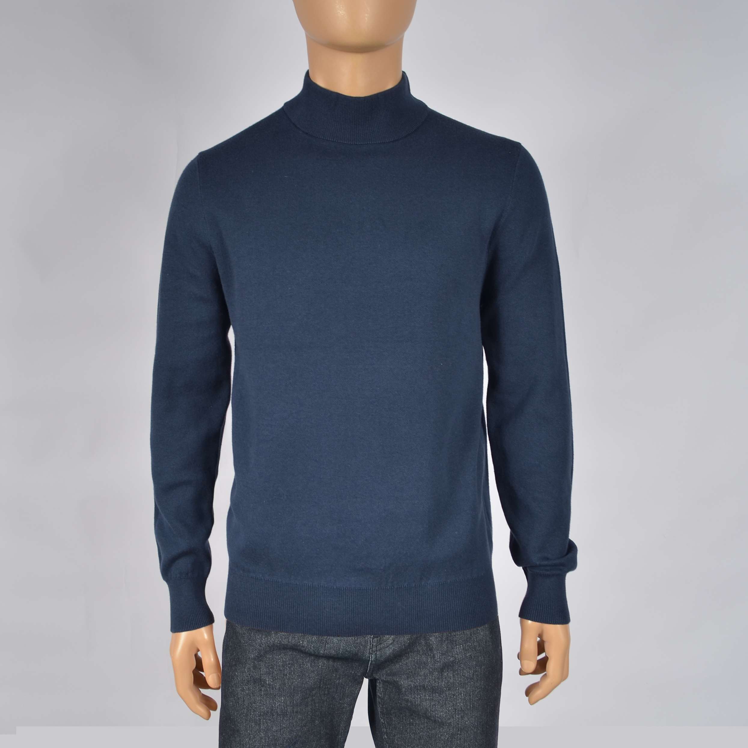 Men Cotton Mock neck Long Sleeve Pullover - giordanoshop.ca