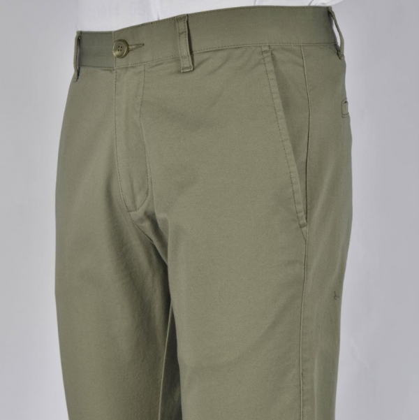 Men Cotton Twill Taper Pants