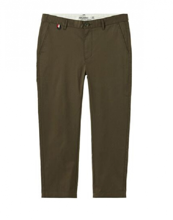 Men Cotton Twill Taper Capri