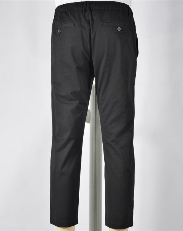 Men Cotton Twill Elastic Waist Jogger Capri