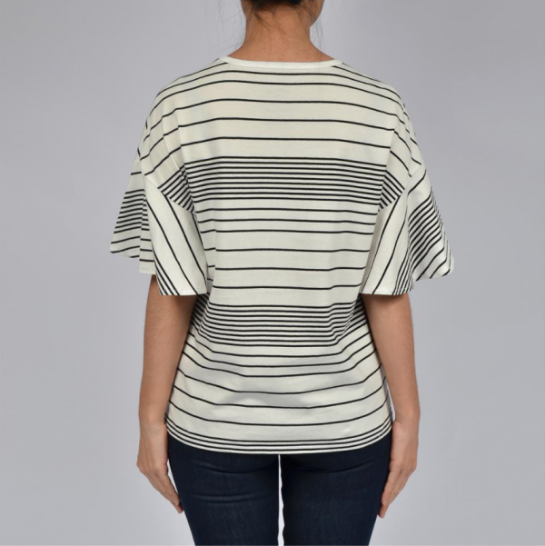 Women Round-neck Loose Raffie Top