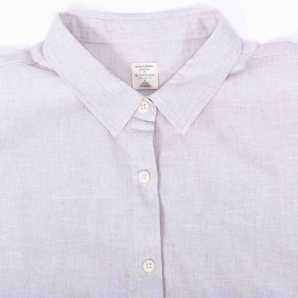 Women Cotton Linen Short Sleeve Shirts