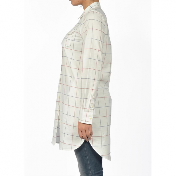 Women Oxford Tunic Long Sleeve Shirts