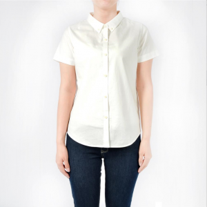 Women Oxford Short Sleeve Shirts