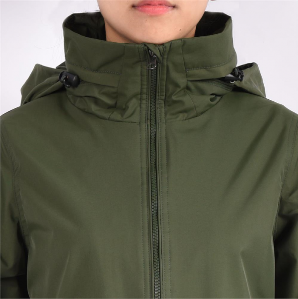 Women Hooded Windbreaker