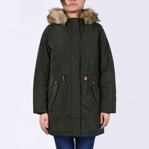 Women Hooded Quilted Jacket