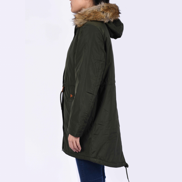 Women Hooded Quilted Jacket