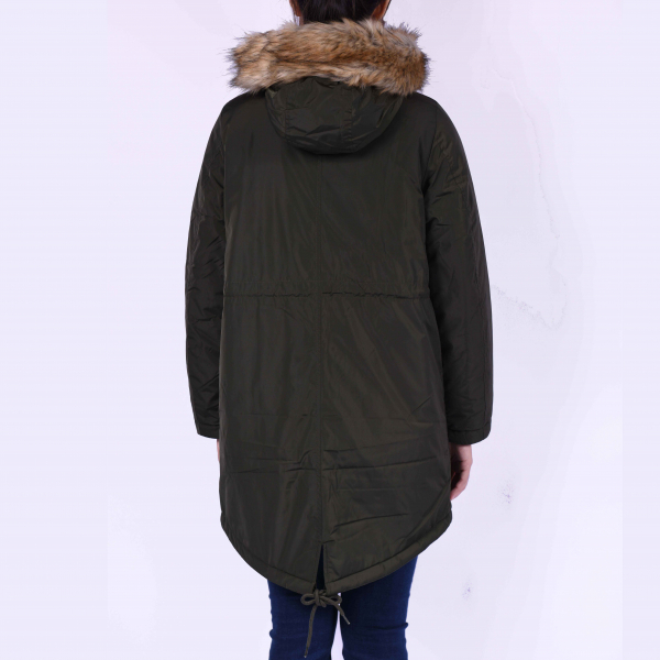 Women Hooded Quilted Jacket