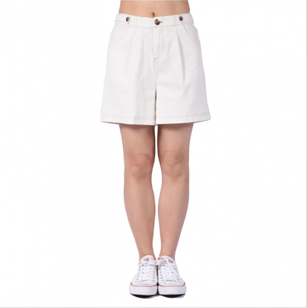 Women Cotton Pocket Shorts