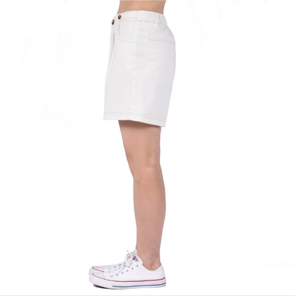 Women Cotton Pocket Shorts