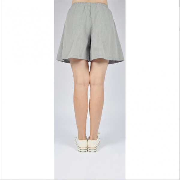 Women Cotton Elastic Waist Shorts