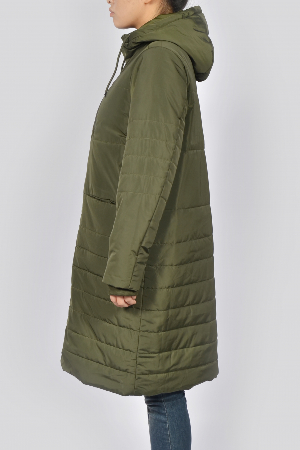 Women Hooded Quilt Jacket